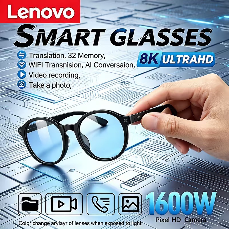 Blue Light Glasses - Novos Óculos Inteligentes Lenovo 2026 8K