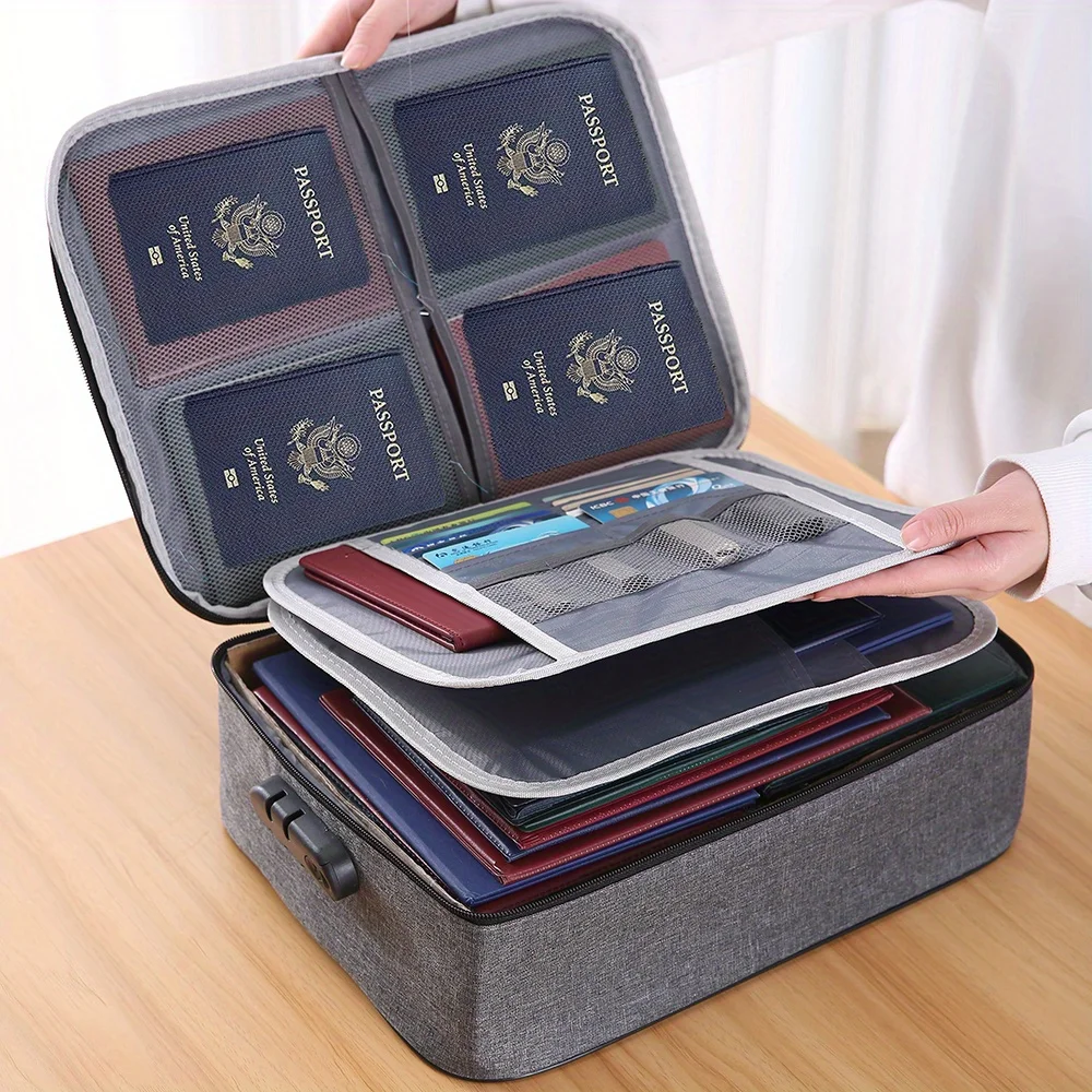 Home Office Travel Document - Organizador de arquivos sacos documentos escritório