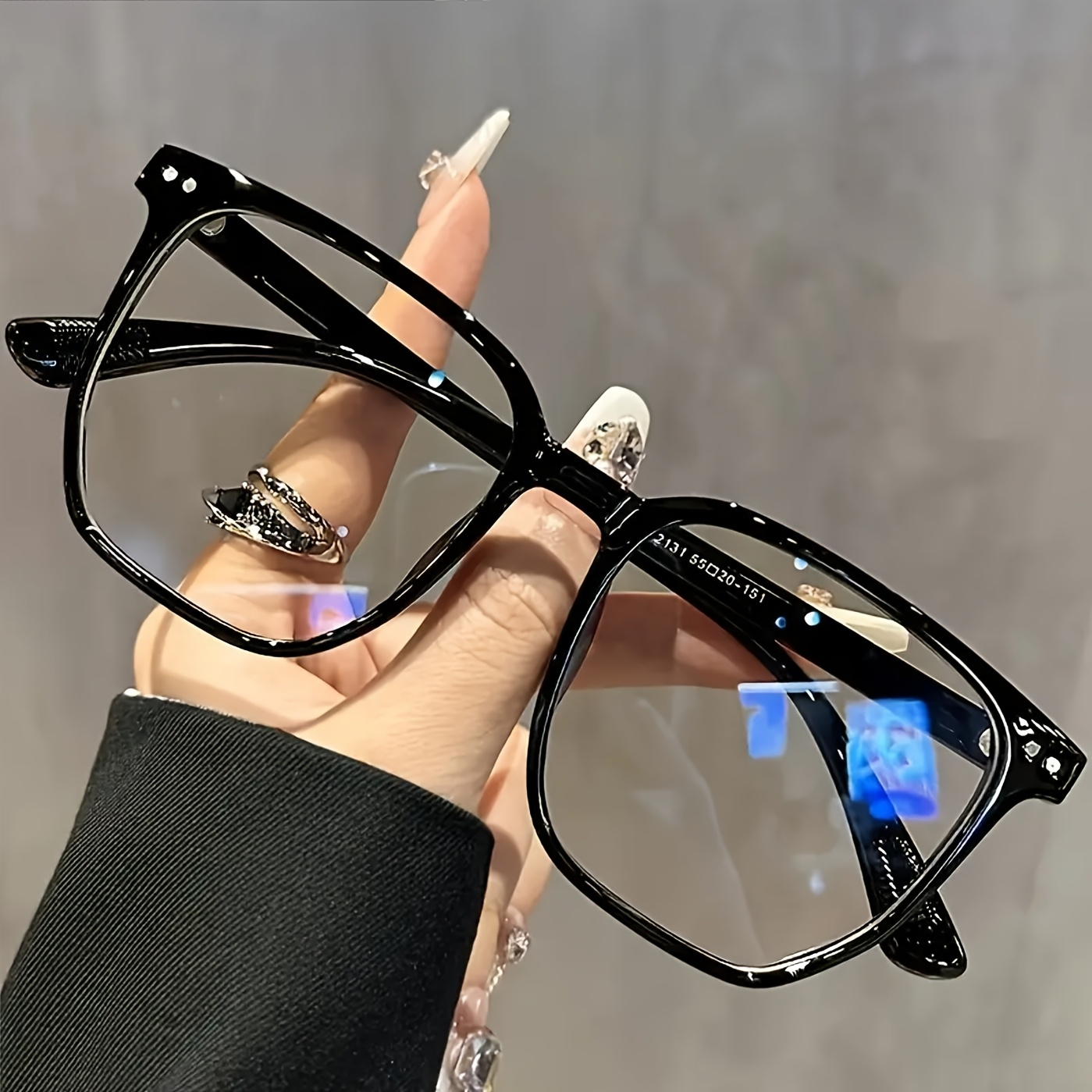 Blue Light Glasses - Óculos unissex quadrados e leves, anti-luz