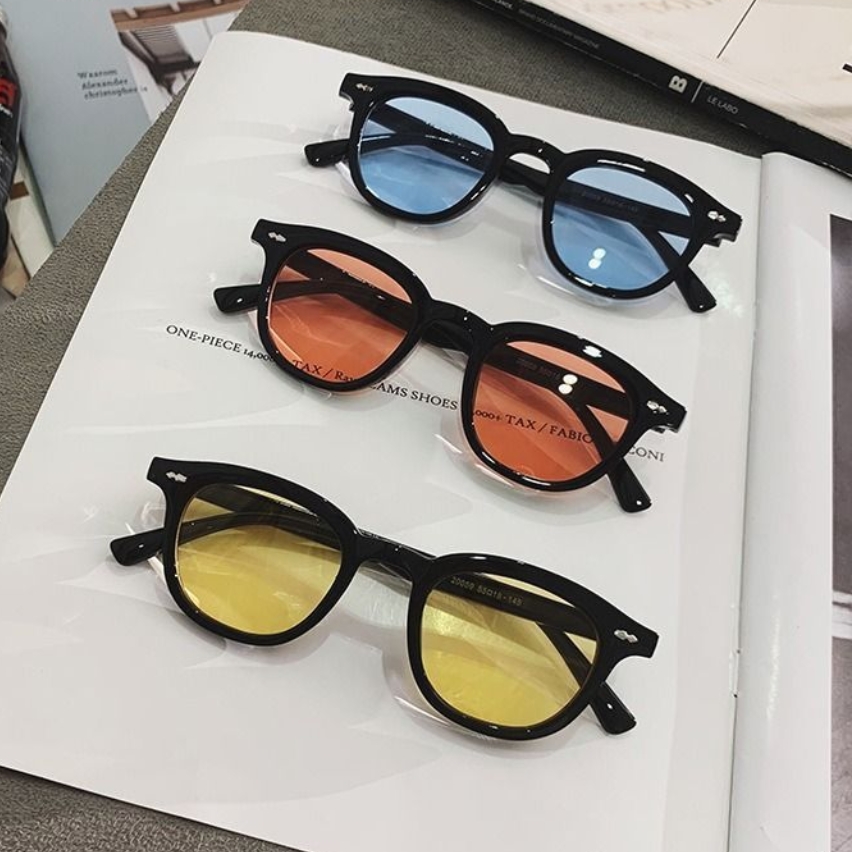 Blue Light Glasses - Novos Óculos de Sol Redondos Pequenos