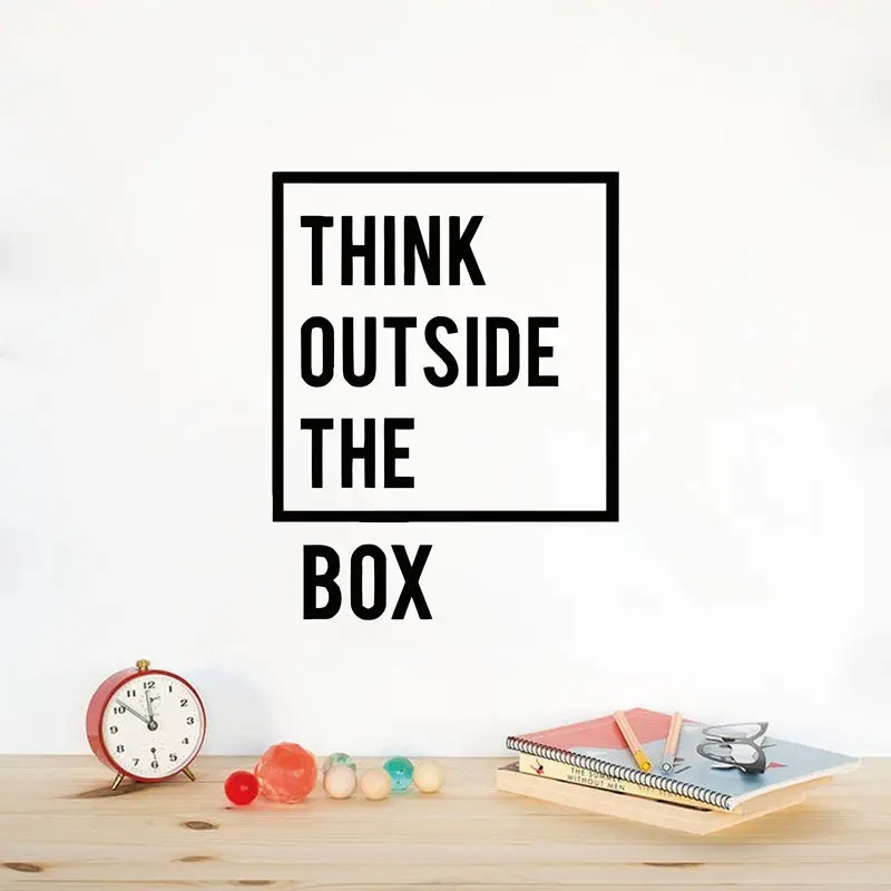 Home Office Room Inspiration - Adesivos de Parede Inspiracionais com Citações