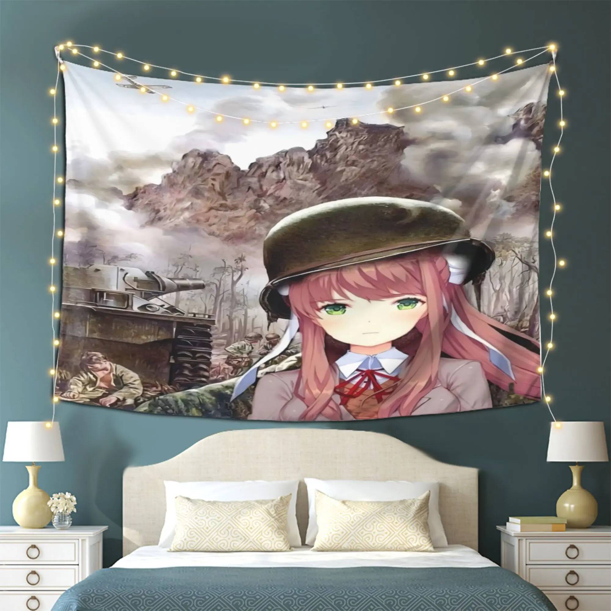 Home Office Room Inspiration - Tapeçaria com design inspirado em Monika