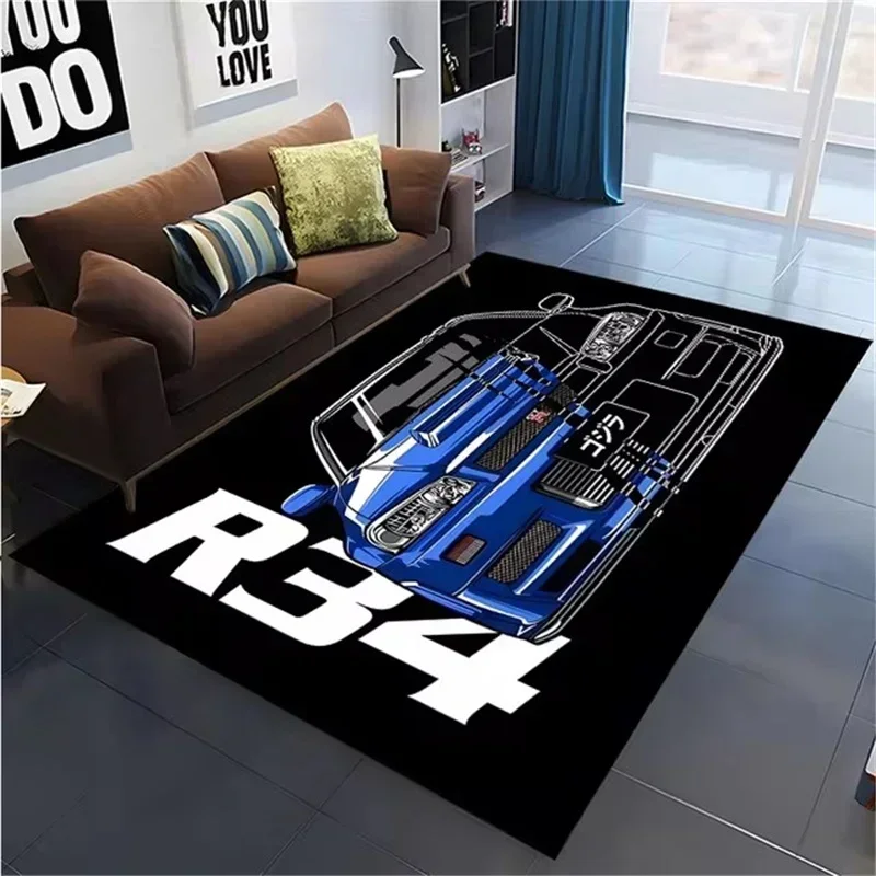 Anti Fatigue Mat - Carro de corrida clássico impresso tapete