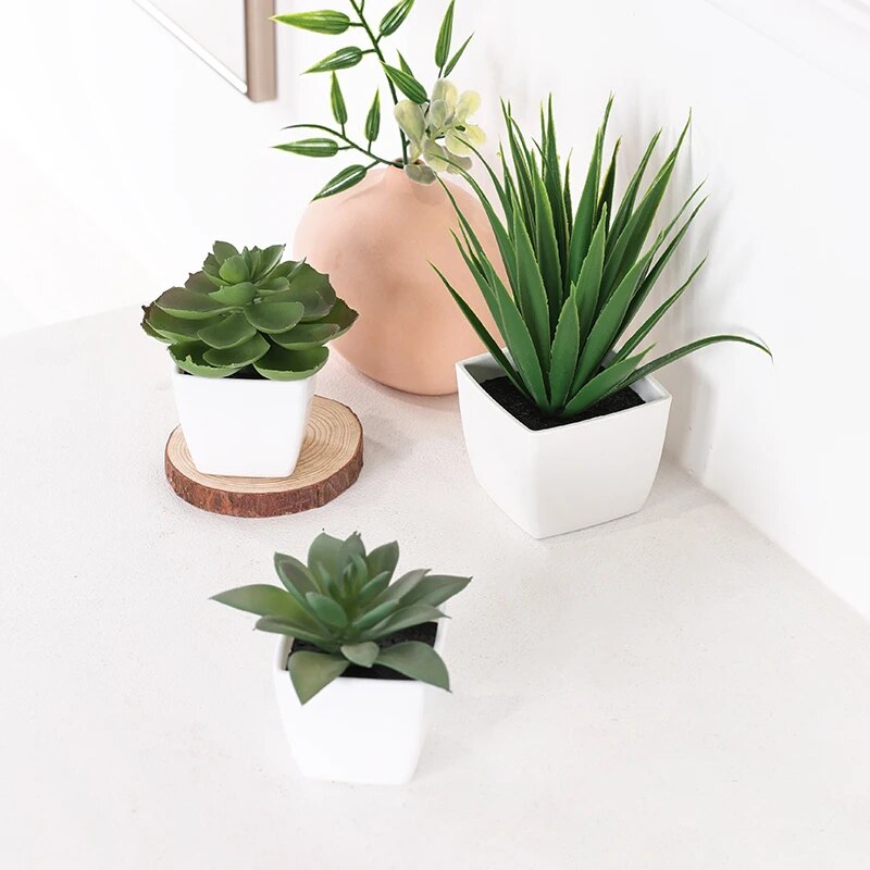 Home Office Word - Artificial Evergreen Plant Bonsai, adequado para