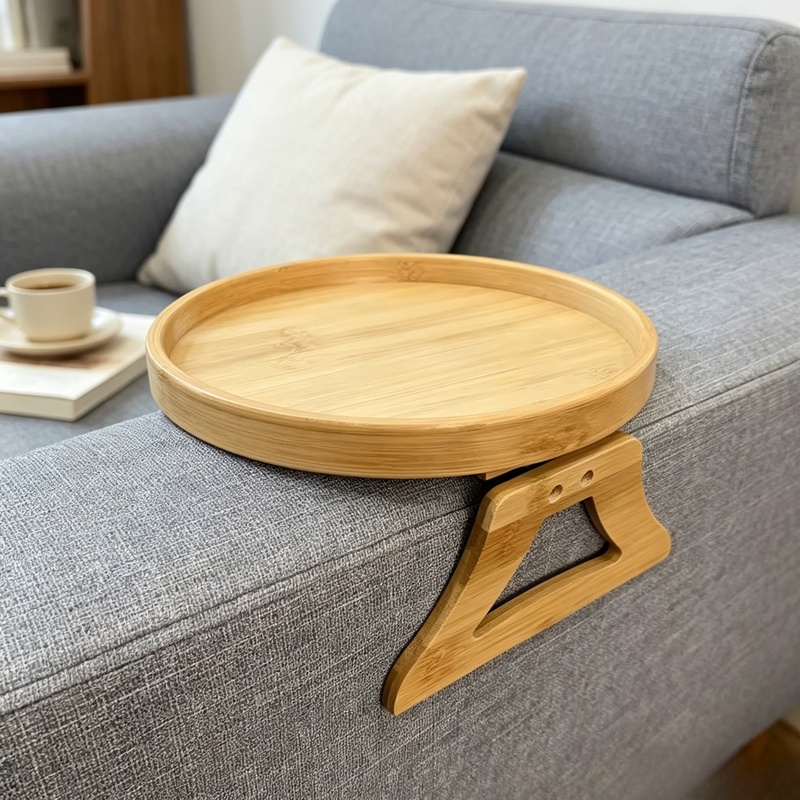 Desktop Organizer Bamboo - Bandeja de Apoio para Braço de