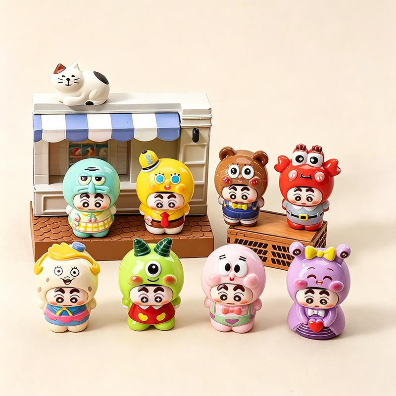 Home Office Romance Manga - Figura de resina do Crayon Shin-Chan,