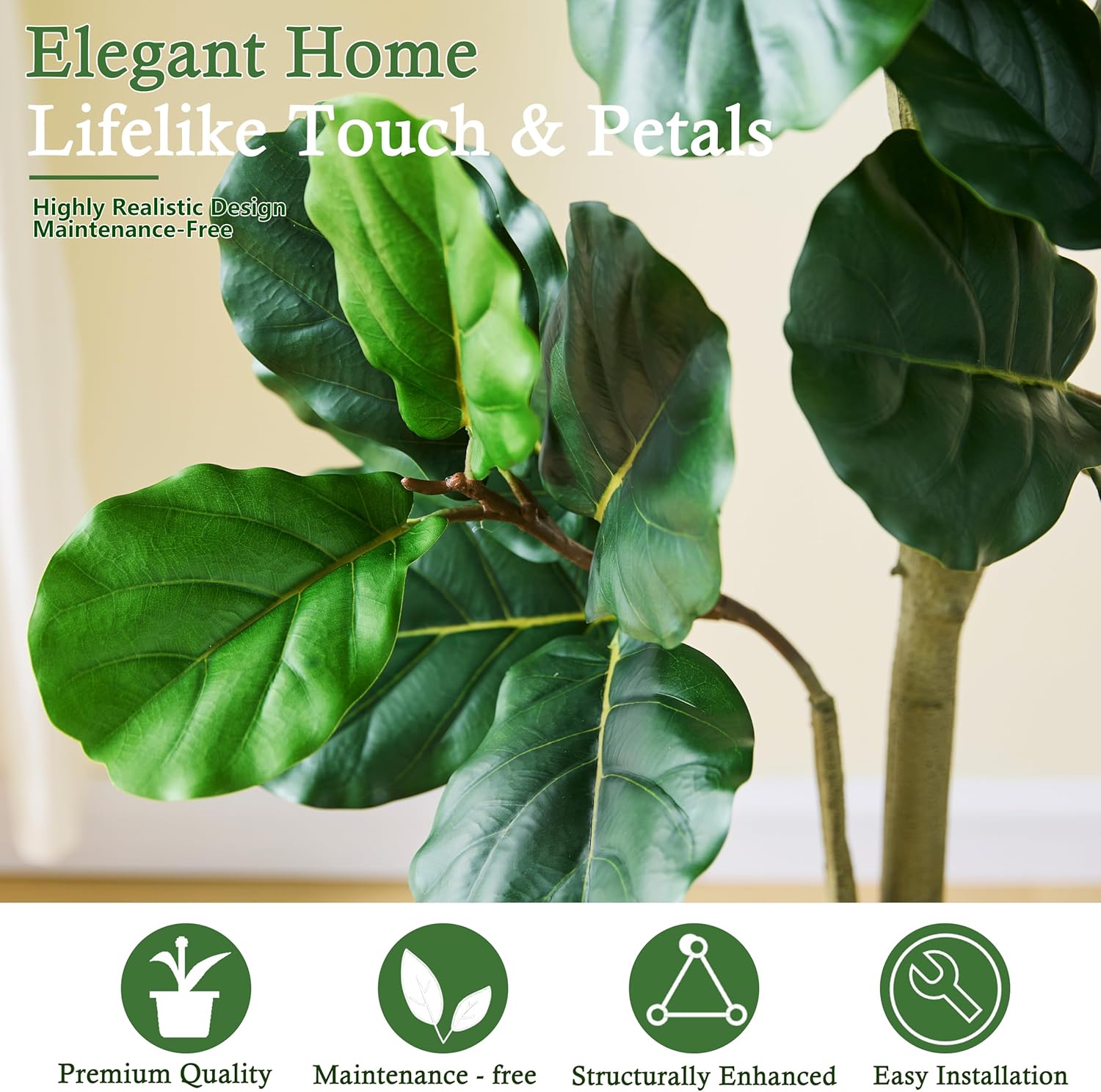 Árvore Artificial Fiddle Leaf  - Home Office Word avaliação e preço