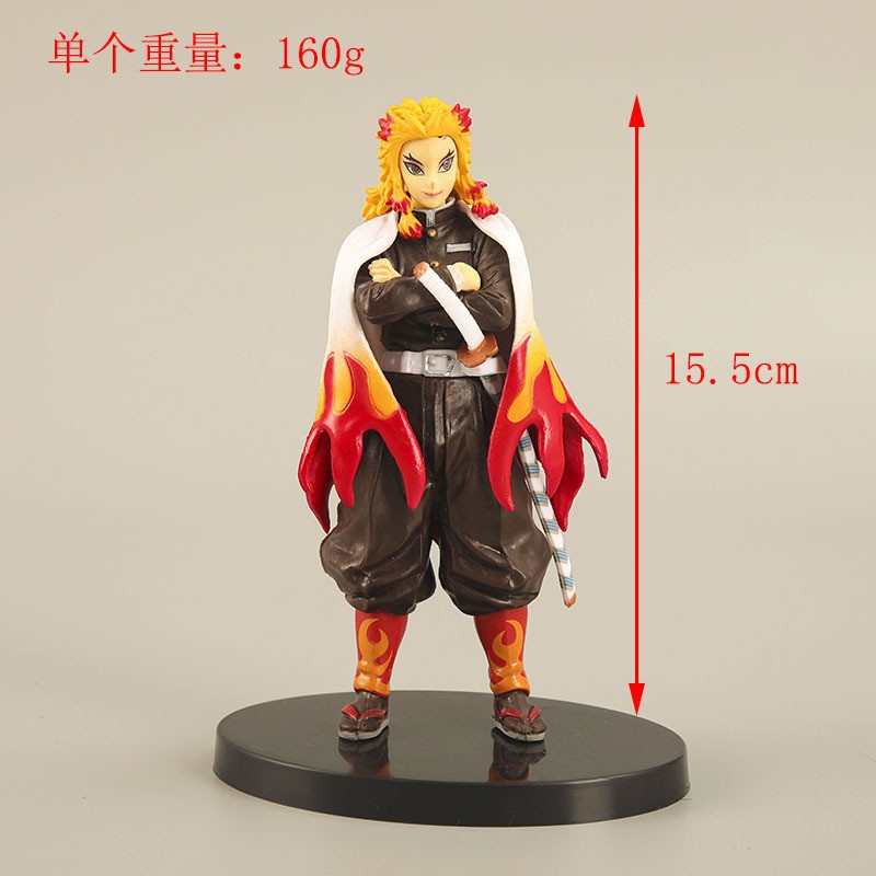 4 pçs demon slayer hashira fig - Home Office Romance Manga avaliação e preço