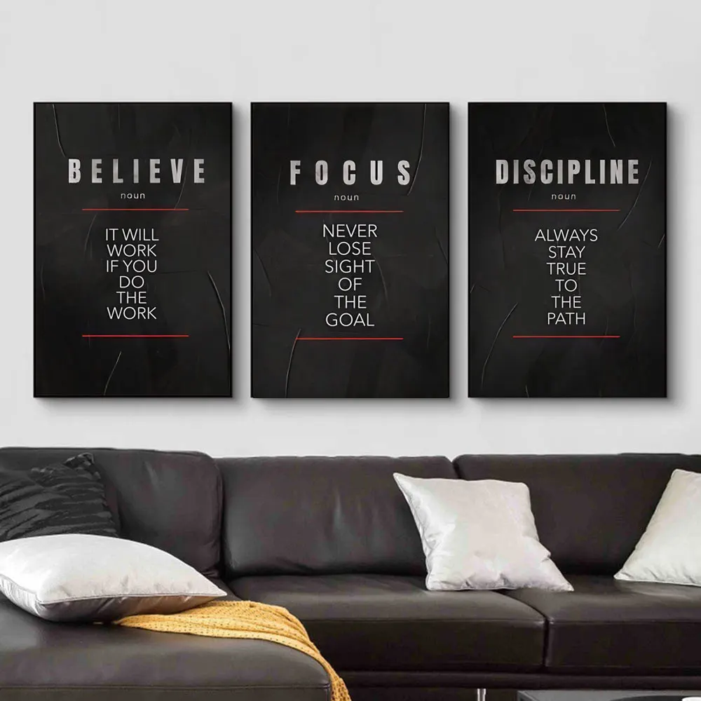 Pôster Motivacional e Inspirad - Home Office Room Inspiration avaliação e preço