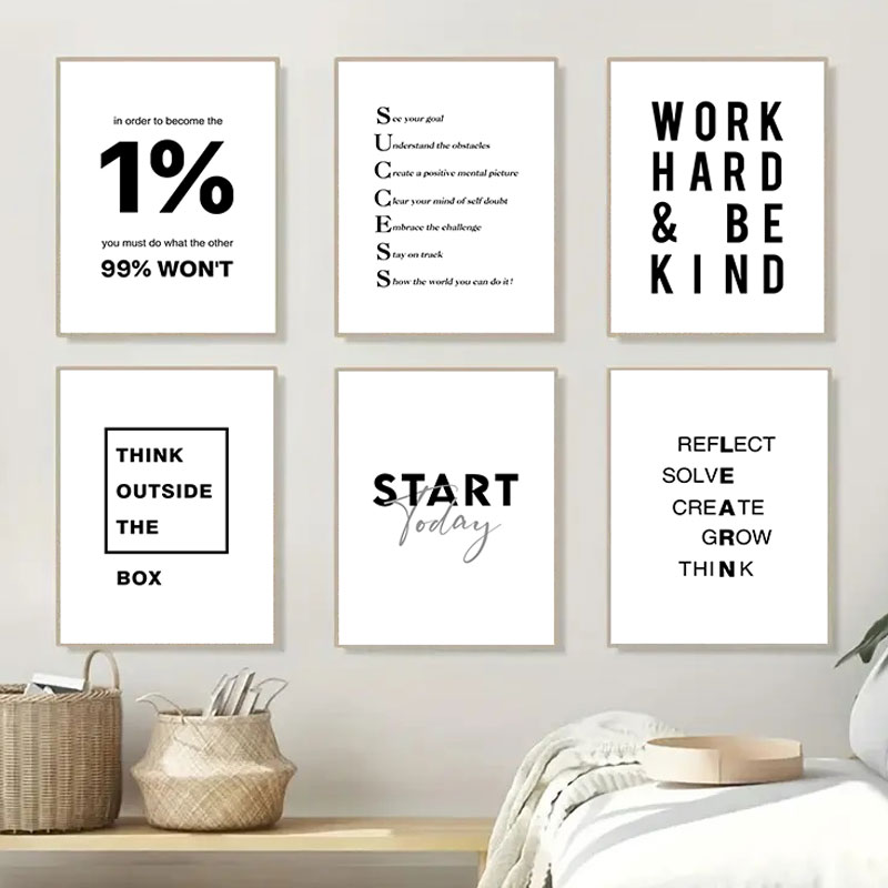 1 peça de pôster em tela com c - Home Office Room Inspiration avaliação e preço