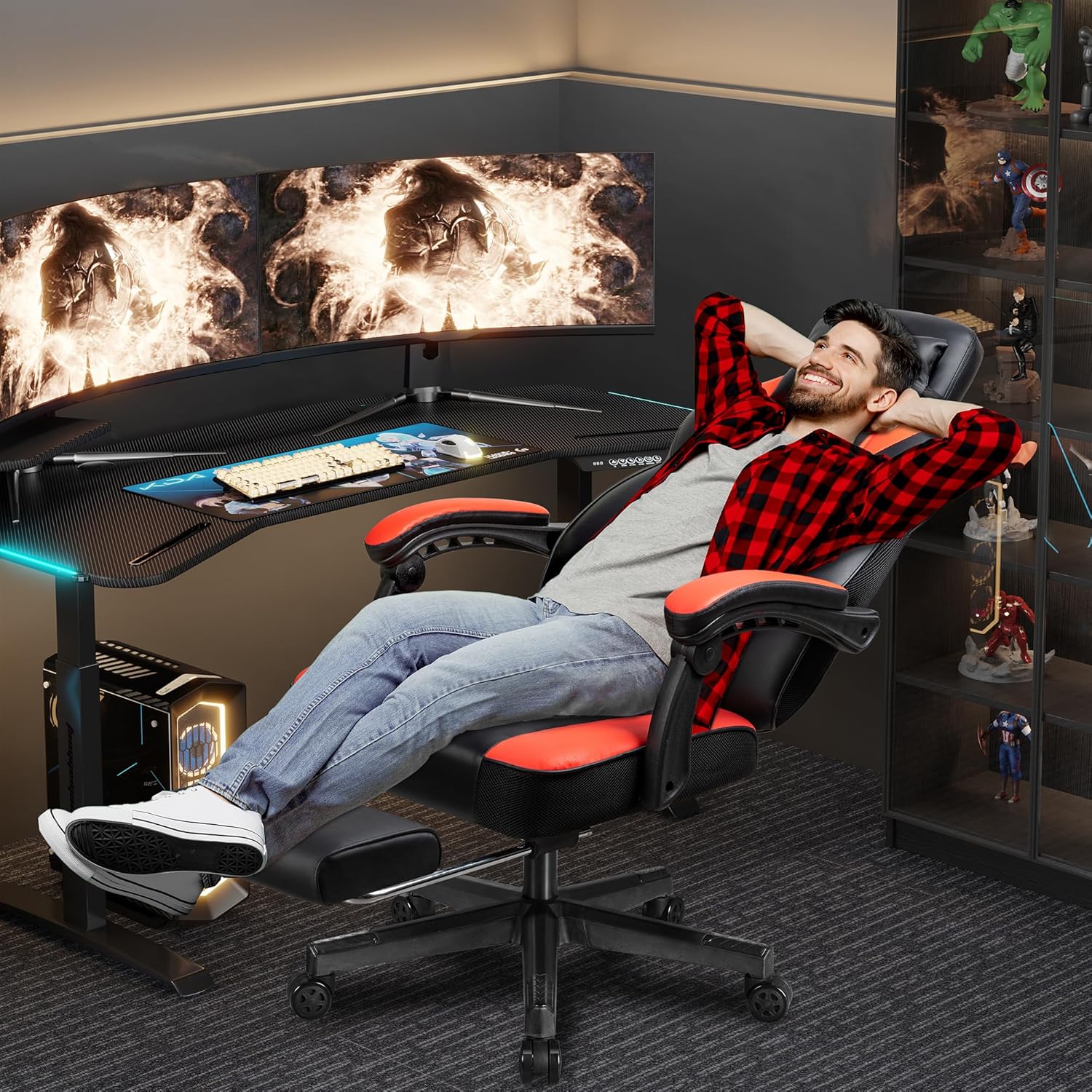 Cadeira Gamer com Apoio para o - Home Office Image avaliação e preço