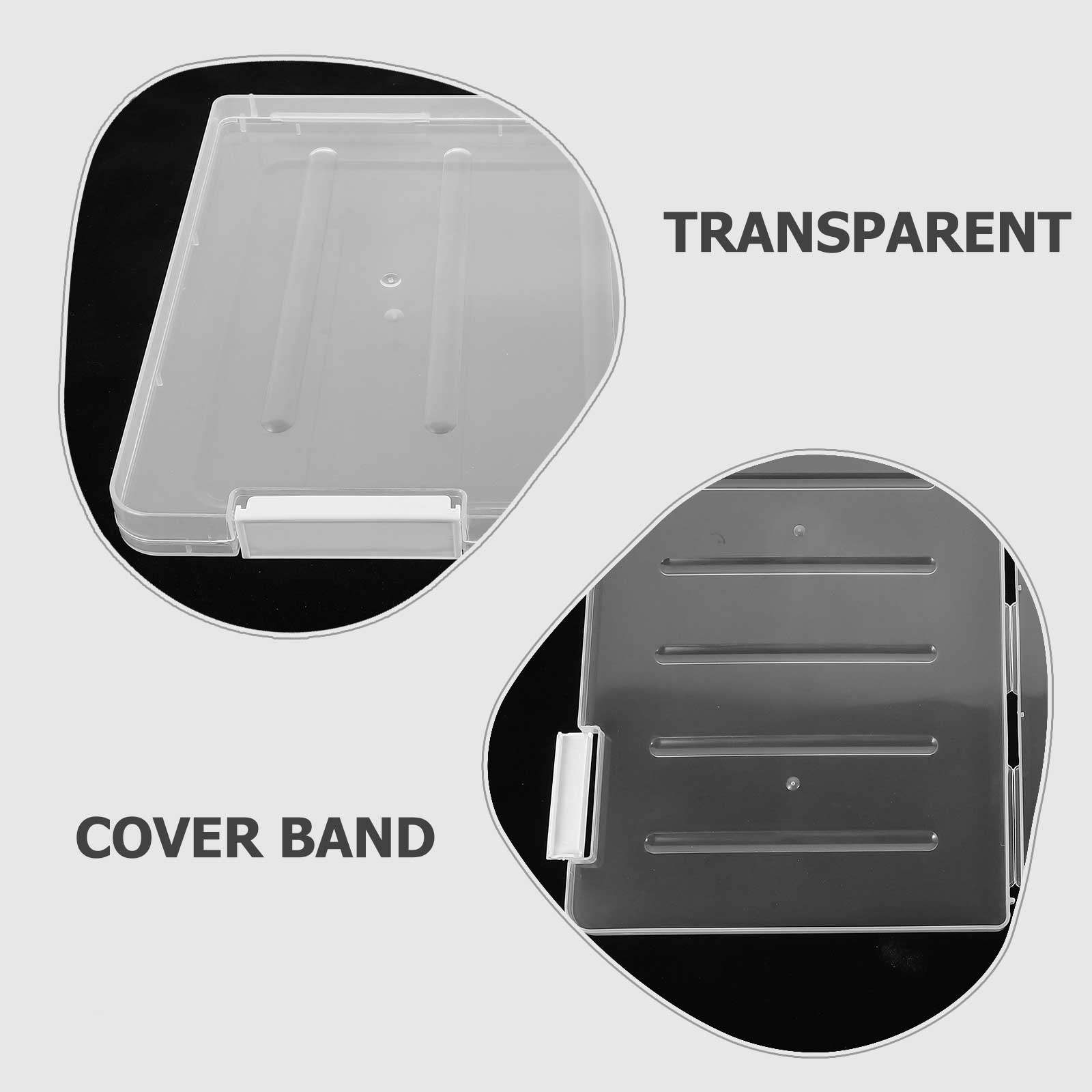 Caixa de Arquivo Transparente  - Home Office Travel Document avaliação e preço