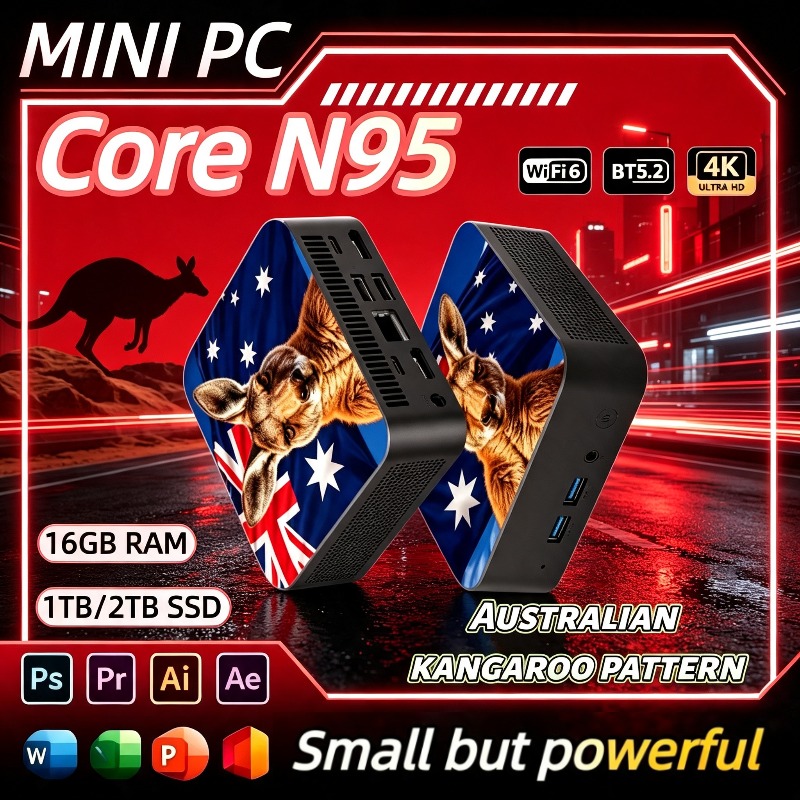Novo Mini PC Intel Core N95 Ul - Home Office Australia avaliação e preço